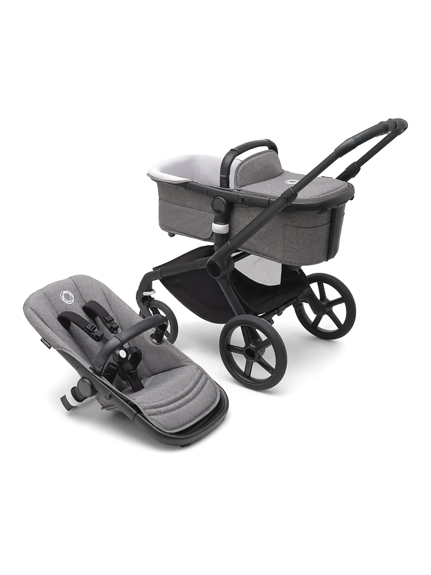 BUGABOO | Kinderwagen FOX 5 BASIS Schwarz / Grau | 